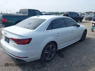 2018 Audi A4 Premium Plus with VIN WAULMAF48JA090847, listed as a IAAI auction lot 41389591 with 74,551 mi miles. Bid and sale history available at carsss.com. Image 4.