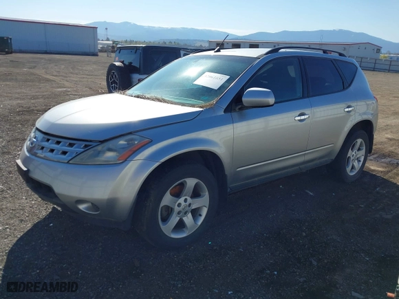 2005 Nissan Murano SL with VIN JN8AZ08W65W417702, listed as a IAAI auction lot 42061651 with 133,603 mi miles. Bid and sale history available at carsss.com. Image 2.