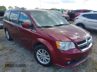 2019 Dodge Grand Caravan SXT with VIN 2C4RDGCG1KR716718, listed as a IAAI auction lot 40506579 with 1 mi miles. Bid and sale history available at carsss.com. Image 1.