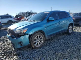 2014 Mitsubishi Outlander Sport ES with VIN 4A4AP3AU4EE002601, listed as a Copart auction lot 41407415 with 202,496 mi miles and Salvage Title. Bid and sale history available at carsss.com. Image 1.