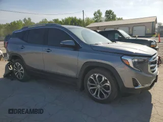 2020 GMC Terrain SLT with VIN 3GKALVEX3LL310072, listed as a Copart auction lot 56194995 with 98,090 mi miles and Salvage title. Bid and sale history available at DreamBid. Image 4.