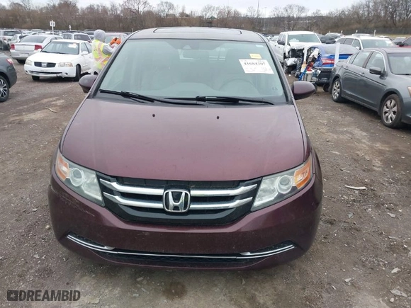 2015 Honda Odyssey EX-L with VIN 5FNRL5H68FB030104, listed as a IAAI auction lot 41684307 with 182,185 mi miles. Bid and sale history available at carsss.com. Image 12.
