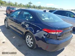 2024 Toyota Corolla LE with VIN 5YFB4MDE6RP092163, listed as a IAAI auction lot 41895442 with 19,345 mi miles. Bid and sale history available at carsss.com. Image 3.