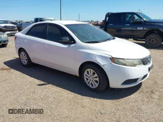 2012 Kia Forte EX with VIN KNAFU4A2XC5489243, listed as a IAAI auction lot 41959381 with 192,071 mi miles. Bid and sale history available at carsss.com. Image 1.