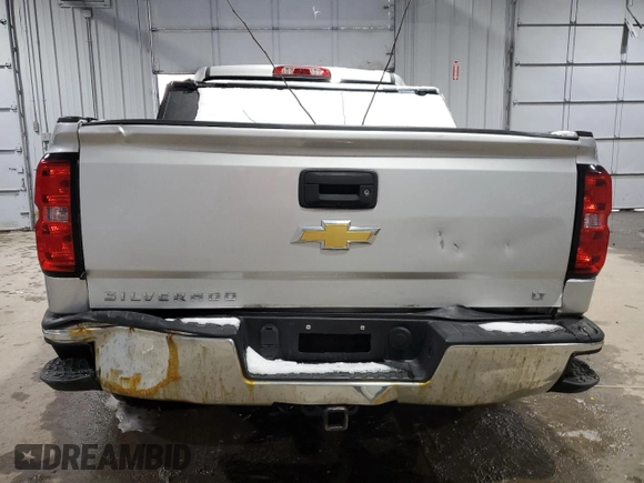 2018 Chevrolet Silverado 1500 LT with VIN 3GCUKREC6JG615006, listed as a Copart auction lot 88089605 with Not Provided miles and Salvage Title. Bid and sale history available at DreamBid. Image 6.