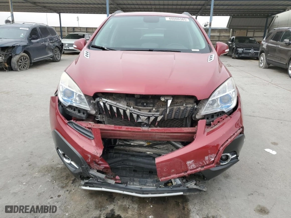 2016 Buick Encore Leather with VIN KL4CJGSBXGB573210, listed as a Copart auction lot 48006385 with 74,102 mi miles and Salvage Title. Bid and sale history available at carsss.com. Image 5.