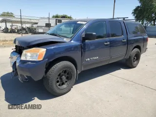 2012 Nissan Titan SV with VIN 1N6AA0ED3CN331091, listed as a Copart auction lot 57805625 with 106,693 mi miles and Salvage title. Bid and sale history available at DreamBid. Image 1.