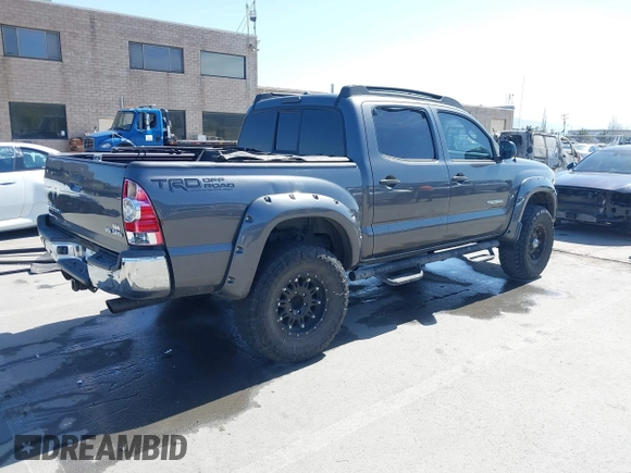 2010 Toyota Tacoma PreRunner with VIN 5TEJU4GN9AZ706709, listed as a IAAI auction lot 41968841 with 123,424 mi miles and . Bid and sale history available at DreamBid. Image 4.
