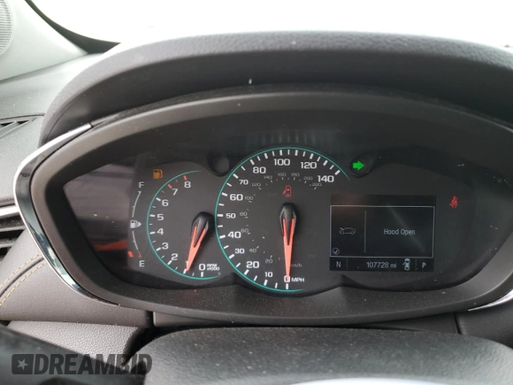 2020 Chevrolet Trax LS with VIN KL7CJKSB3LB350166, listed as a Copart auction lot 57199225 with 107,728 mi miles and Salvage title. Bid and sale history available at DreamBid. Image 9.