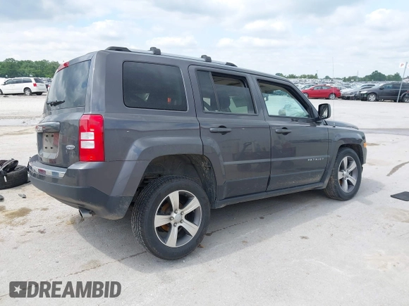2017 Jeep Patriot High Altitude with VIN 1C4NJRFB2HD205369, listed as a IAAI auction lot 42346508 with Not provided miles and . Bid and sale history available at DreamBid. Image 4.