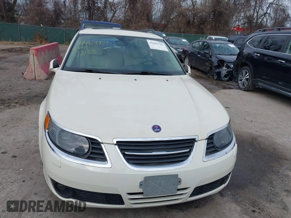 2008 Saab 9-5 with VIN YS3ED59G583514694, listed as a IAAI auction lot 41463705 with 122,409 mi miles. Bid and sale history available at carsss.com. Image 13.