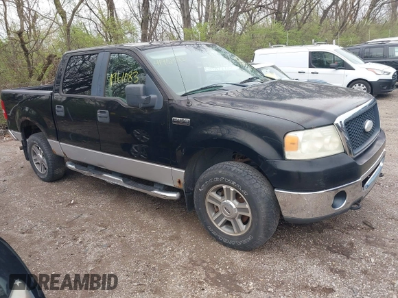2007 Ford F-150 XLT with VIN 1FTPW14VX7FB29248, listed as a IAAI auction lot 41961083 with 178,154 mi miles and . Bid and sale history available at DreamBid. Image 1.