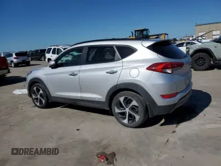 2016 Hyundai Tucson Limited with VIN KM8J33A25GU148656, listed as a Copart auction lot 54131985 with 71,340 mi miles and Salvage Title. Bid and sale history available at carsss.com. Image 2.