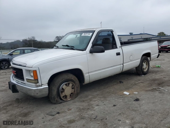 1997 GMC New Sierra 1500 SL with VIN 1GTEC14WXVZ551590, listed as a Copart auction lot 79829194 with NaN miles and Clean Title. Bid and sale history available at carsss.com. Image 1.