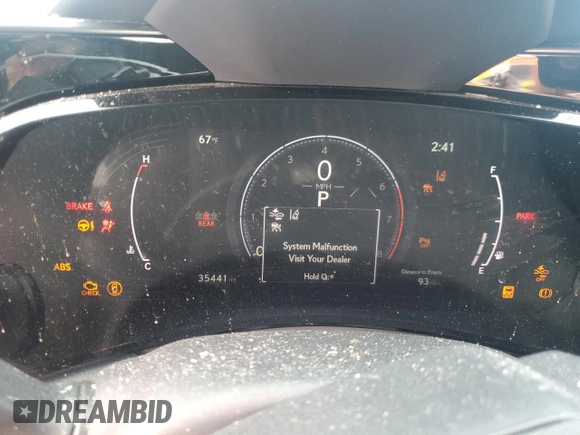 2024 Lexus NX 350 Luxury with VIN 2T2HGCEZ9RC032032, listed as a Copart auction lot 49675905 with 35,441 mi miles and Salvage title. Bid and sale history available at DreamBid. Image 9.