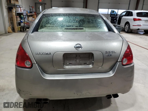 2004 Nissan Maxima SL with VIN 1N4BA41E14C871085, listed as a Copart auction lot 81097454 with 174,734 mi miles and Salvage Title. Bid and sale history available at carsss.com. Image 6.