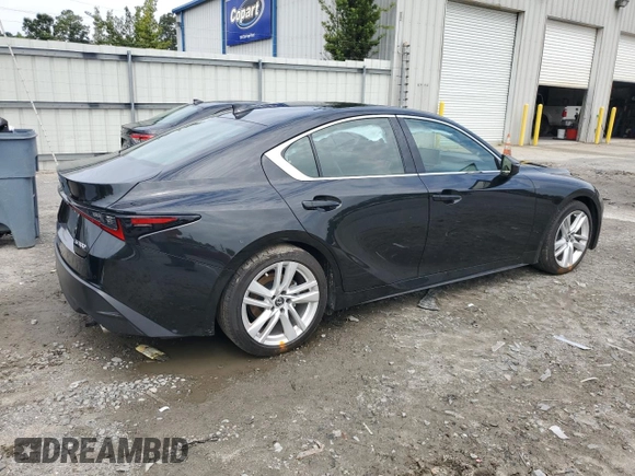 2024 Lexus IS 300 with VIN JTHCA1D24R5129899, listed as a Copart auction lot 58364115 with 23,360 mi miles and Salvage title. Bid and sale history available at DreamBid. Image 3.