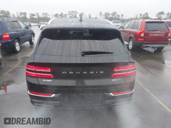 2022 Genesis GV80 with VIN KMUHCESC0NU083778, listed as a IAAI auction lot 41553215 with 93,384 mi miles and . Bid and sale history available at DreamBid. Image 16.