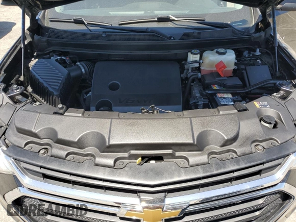 2021 Chevrolet Traverse LS with VIN 1GNERFKWXMJ242575, listed as a Copart auction lot 57480565 with 105,810 mi miles and Salvage title. Bid and sale history available at DreamBid. Image 12.