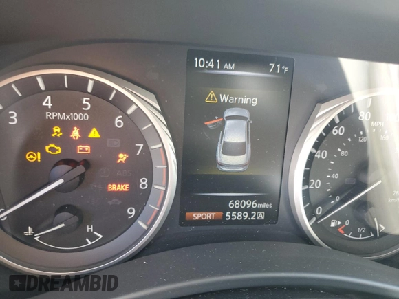 2018 Infiniti Q50 3.0t LUXE with VIN JN1EV7AR3JM431720, listed as a Copart auction lot 72119263 with 68,096 mi miles and Salvage Title. Bid and sale history available at carsss.com. Image 9.