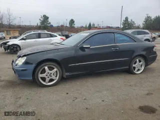 2003 Mercedes-Benz CLK-Class 5.0L with VIN WDBTJ75J03F030622, listed as a Copart auction lot 43467395 with 199,040 mi miles and Clean Title. Bid and sale history available at carsss.com. Image 1.