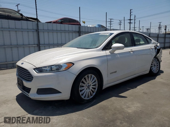 2014 Ford Fusion SE Hybrid with VIN 3FA6P0LU7ER151225, listed as a Copart auction lot 64989915 with 135,763 mi miles and Salvage title. Bid and sale history available at DreamBid. Image 1.