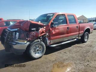 2001 Ford F-250 XL with VIN 1FTNW21F91ED51769, listed as a Copart auction lot 55328095 with 198,162 mi miles and Salvage title. Bid and sale history available at DreamBid. Image 1.