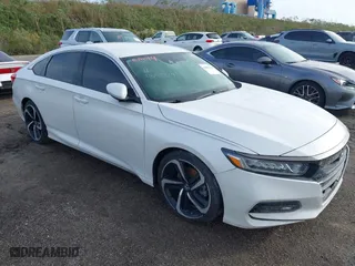 2020 Honda Accord Sedan Sport with VIN 1HGCV1F32LA153775, listed as a IAAI auction lot 40805529 with 1 mi miles. Bid and sale history available at carsss.com. Image 1.