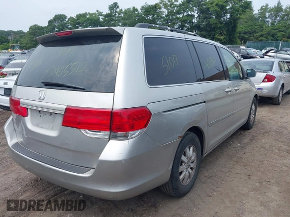 2008 Honda Odyssey EX-L with VIN 5FNRL38688B102734, listed as a IAAI auction lot 39963093 with 184,775 mi miles. Bid and sale history available at carsss.com. Image 4.