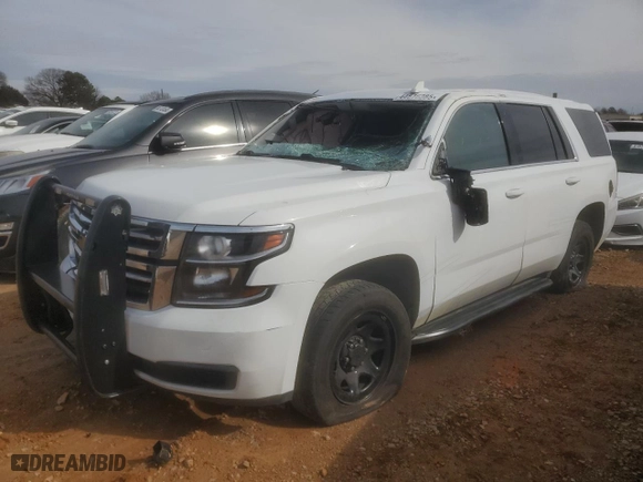 2020 Chevrolet Tahoe Commercial with VIN 1GNLCDEC0LR297115, listed as a Copart auction lot 44676385 with 175,324 mi miles and Salvage Title. Bid and sale history available at carsss.com. Image 1.