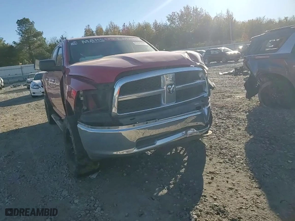 2010 Dodge Ram 1500 ST with VIN 1D7RB1CP2AS109409, listed as a Copart auction lot 81645644 with 0 mi miles and Salvage Title. Bid and sale history available at carsss.com. Image 11.