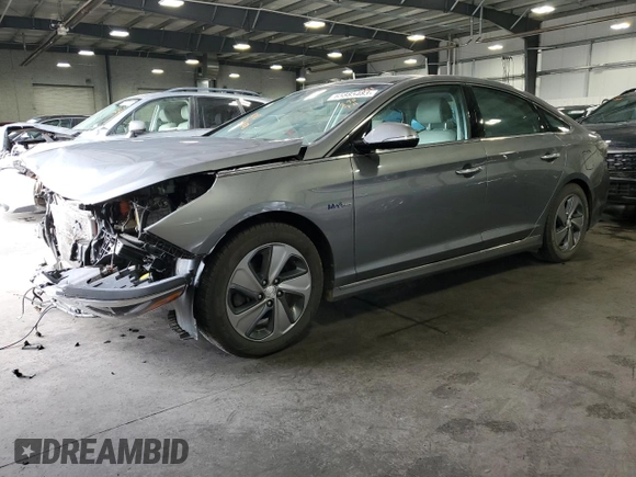 2017 Hyundai Sonata Hybrid Limited with VIN KMHE34L17HA058567, listed as a Copart auction lot 65885483 with 94,475 mi miles. Bid and sale history available at carsss.com. Image 1.