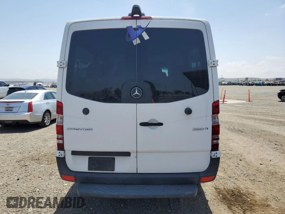 2017 Mercedes-Benz Sprinter with VIN WDZPE7CD7HP534574, listed as a Copart auction lot 52471474 with Not Provided miles and Salvage Title. Bid and sale history available at DreamBid. Image 6.