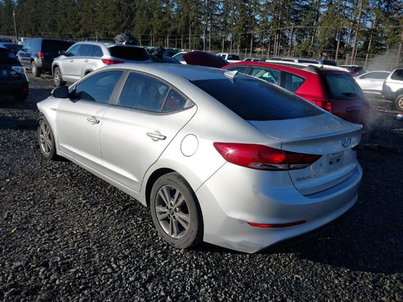 2017 Hyundai Elantra Limited with VIN 5NPD84LF9HH159826, listed as a IAAI auction lot 41675149 with 152,593 mi miles. Bid and sale history available at carsss.com. Image 3.