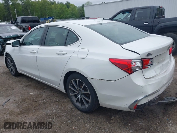2018 Acura TLX with VIN 19UUB2F32JA010602, listed as a IAAI auction lot 42314195 with 60,666 mi miles and . Bid and sale history available at DreamBid. Image 3.