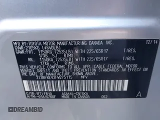 2015 Toyota RAV4 LE с VIN 2T3BFREV2FW275115, выставлен на аукционе IAAI как лот 41143981 с пробегом 98 257 миль миль и . История ставок и продаж доступна на DreamBid. Изображение 9.