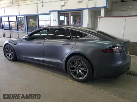 2022 Tesla Model S с VIN 5YJSA1E5XNF488415, выставлен на аукционе Copart как лот 57347565 с пробегом 18 662 миль миль и Списание • Salvage title. История ставок и продаж доступна на DreamBid. Изображение 2.