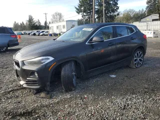 2018 BMW X2 xDrive28i with VIN WBXYJ5C36JEF78438, listed as a Copart auction lot 46850675 with 45,525 mi miles and Salvage Title. Bid and sale history available at carsss.com. Image 1.