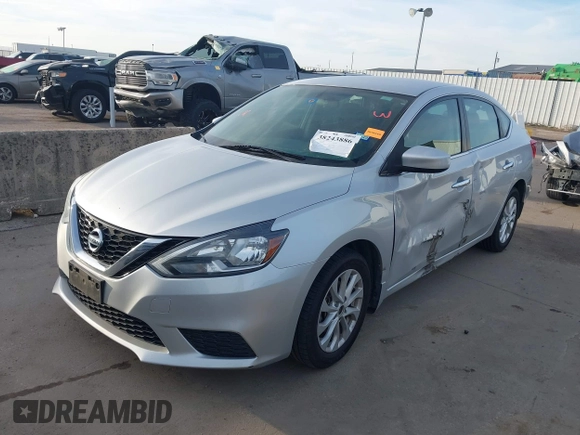 2017 Nissan Sentra S with VIN 3N1AB7AP7HY383989, listed as a IAAI auction lot 38243886 with 109,338 mi miles. Bid and sale history available at carsss.com. Image 2.
