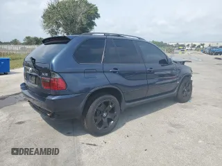 2005 BMW X5 3.0i with VIN 5UXFA13515LY21536, listed as a Copart auction lot 72695614 with 201,907 mi miles and Non Repairable. Bid and sale history available at carsss.com. Image 3.