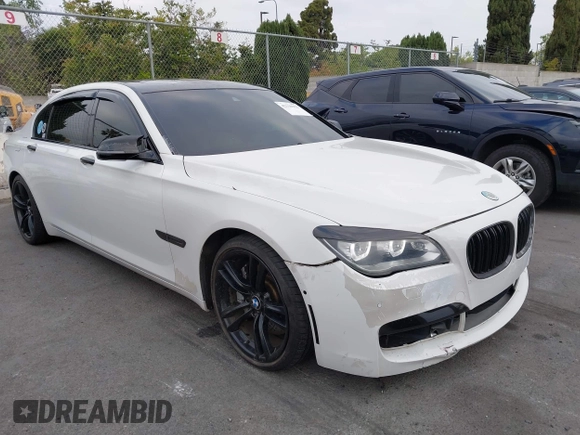 2013 BMW 7 Series 750Li xDrive with VIN WBAYF8C5XDD139832, listed as a IAAI auction lot 42110322 with 149,453 mi miles and . Bid and sale history available at DreamBid. Image 1.