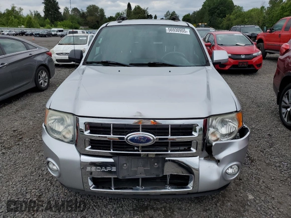 2010 Ford Escape Limited with VIN 1FMCU0EG9AKA54244, listed as a Copart auction lot 56930955 with 88,496 mi miles and Salvage title. Bid and sale history available at DreamBid. Image 5.