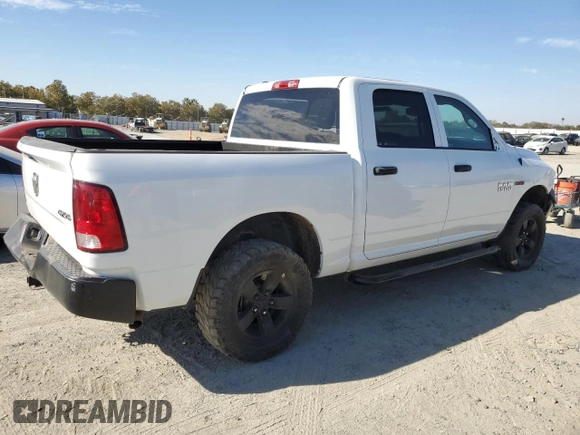 2015 Ram 1500 Tradesman z VIN 1C6RR7KM5FS547839, wystawiony jako Copart lot #77969884 z przebiegiem Nie podano mil oraz Szkoda całkowita • Salvage title. Historia ofert i sprzedaży dostępna na DreamBid. Obrazek 3.
