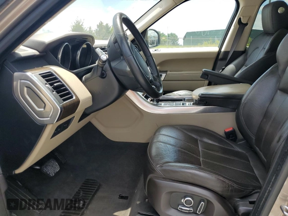 2017 Land Rover Range Rover Sport HSE with VIN SALWR2FVXHA676615, listed as a Copart auction lot 63258725 with 88,293 mi miles and Clean title. Bid and sale history available at DreamBid. Image 7.