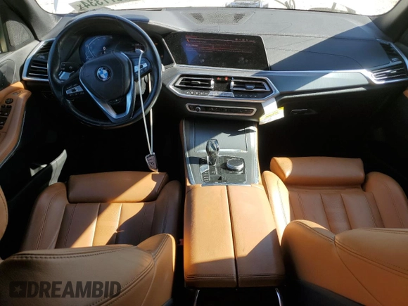 2019 BMW X5 xDrive40i with VIN 5UXCR6C55KLL37907, listed as a Copart auction lot 76977334 with 115,355 mi miles and Salvage Title. Bid and sale history available at carsss.com. Image 8.