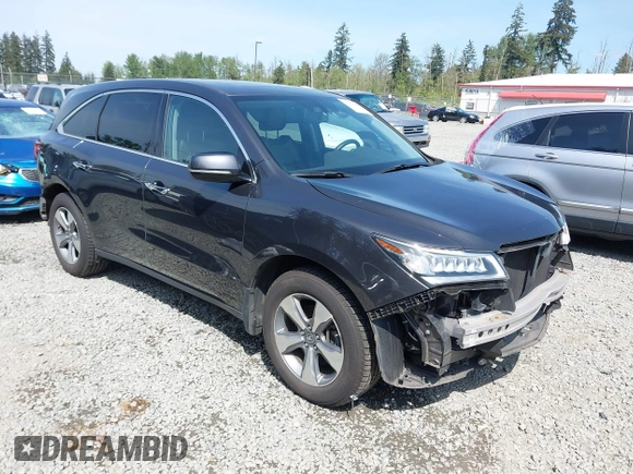 2015 Acura MDX with VIN 5FRYD4H23FB014665, listed as a IAAI auction lot 42146423 with 90,776 mi miles and . Bid and sale history available at DreamBid. Image 1.