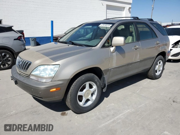 2001 Lexus RX 300 with VIN JTJHF10U010198376, listed as a Copart auction lot 67970574 with 216,969 mi miles and Clean Title. Bid and sale history available at carsss.com. Image 1.