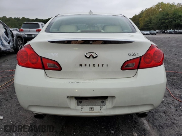 2007 Infiniti G35 G35x with VIN JNKBV61F87M815953, listed as a Copart auction lot 72701634 with 185,017 mi miles and Salvage Title. Bid and sale history available at DreamBid. Image 6.