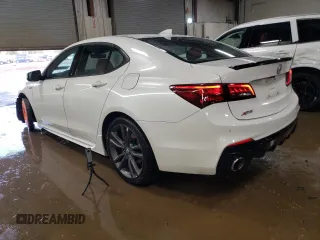 2019 Acura TLX w/A-Spec Pkg with VIN 19UUB1F62KA002053, listed as a Copart auction lot 46813715 with 64,280 mi miles and Salvage title. Bid and sale history available at DreamBid. Image 2.