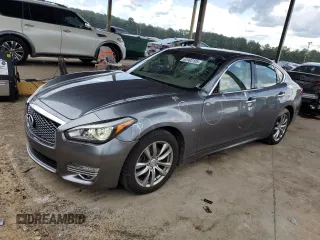 2016 Infiniti Q70 with VIN JN1BY1AP0GM220697, listed as a Copart auction lot 62993105 with 78,119 mi miles and Salvage title. Bid and sale history available at DreamBid. Image 1.